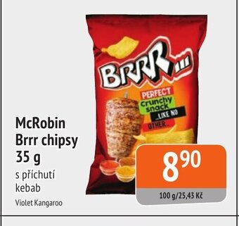 Coop hb McRobin Brrr chipsy 35 g nabídka