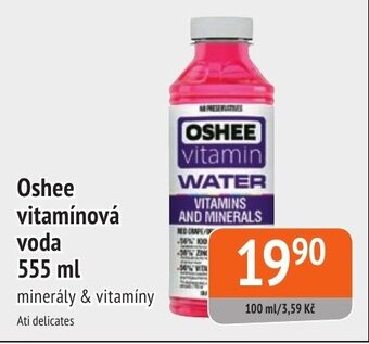 Coop hb Oshee vitamínová voda 555 ml minerály & vitamíny nabídka