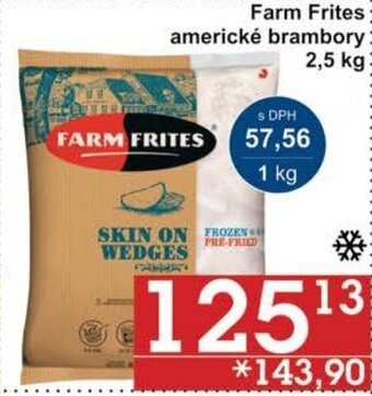 Farm Frites americké brambory: 2,5 kg:
