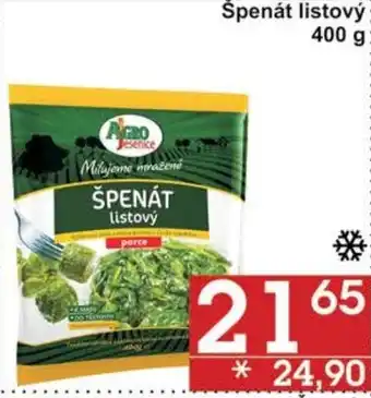 Jip Špenát listový: 400 g: nabídka