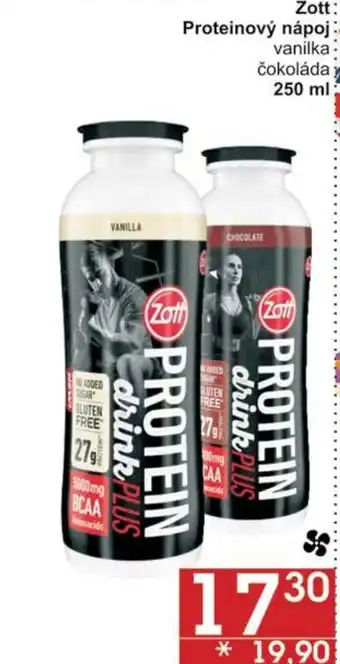 Jip Zott: Proteinový nápoj: vanilka: čokoláda 250 ml nabídka