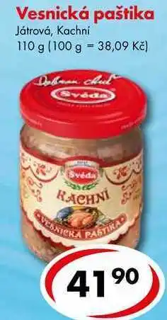 CBA Vesnická paštika, 110 g nabídka
