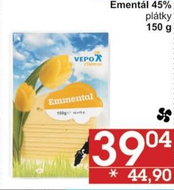 Jip Ementál 45%: plátky: 150 g nabídka