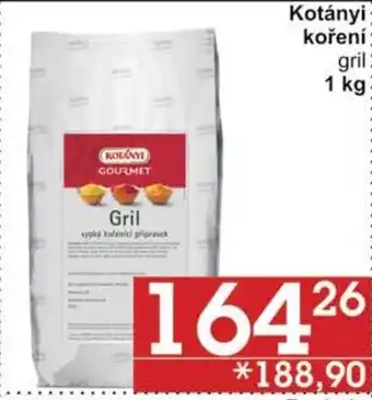 Jip Kotányi: koření: gril: 1 kg: nabídka