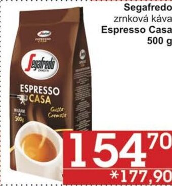 Jip Segafredo: mletá káva: Espresso Casa: 250 g: nabídka