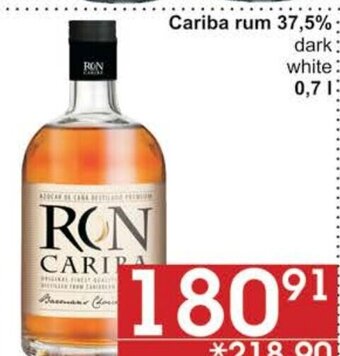 Jip Cariba rum 37,5%; nabídka