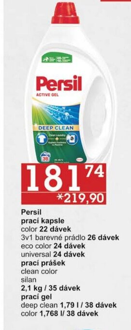 Jip Persil prací kapsle color 22 dávek nabídka