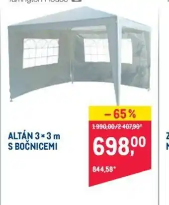 Makro ALTÁN 3 x 3 m S BOČNICEMI nabídka