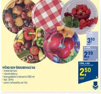 Makro VÍČKO KOV ŠROUBOVACÍ 66 nabídka
