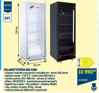 Makro CHLADICÍ VITRÍNA GSC 2360 nabídka
