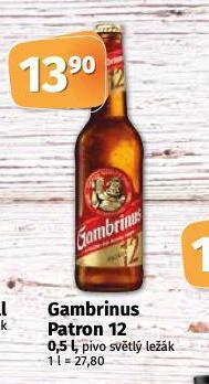 Coop Pivo gambrinus patron 12 nabídka