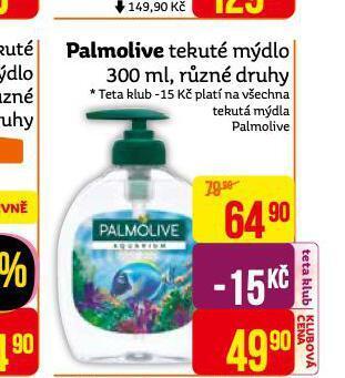 Teta Palmolive tekuté mýdlo nabídka