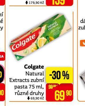 Teta Colgate natural extracts zubní pasta nabídka