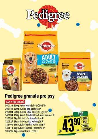 Tamda Foods Pedigree granule pro psy nabídka