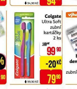 Teta Colgate ultra soft zubní kartáčky nabídka