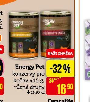 Teta Energy pet konzervy pro kočky nabídka