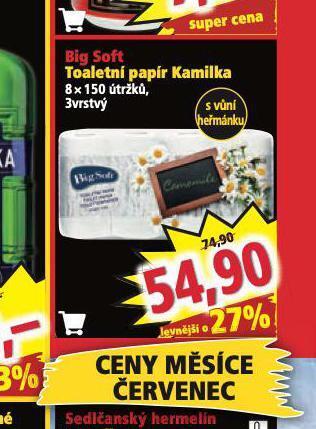 Norma Big soft toaletní papír nabídka