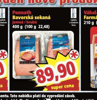 Norma Bavorská sekaná nabídka