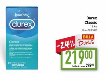 Billa Durex Classic nabídka