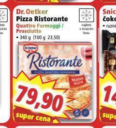 Norma Dr. oetker pizza ristorante nabídka