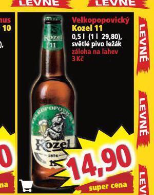 Norma Pivo velkopopovický kozel 11 nabídka