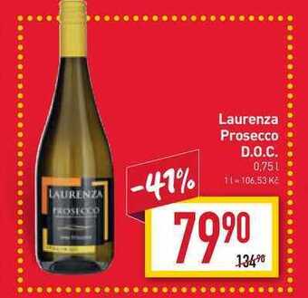 Billa Laurenza prosecco d.o.c. 0,75l nabídka
