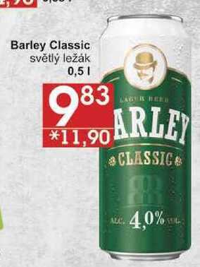 Jip Barley classic světlý ležák, 0,5 l nabídka