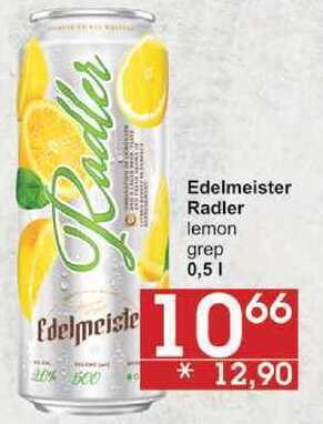 Jip Edelmeister radler lemon, 0,5 l nabídka