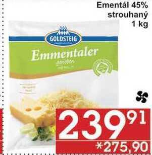 Jip Ementál 45% strouhaný, 1 kg nabídka