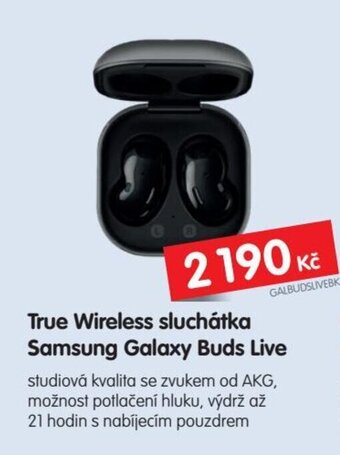 True Wireless sluchátka Samsung Galaxy Buds Live