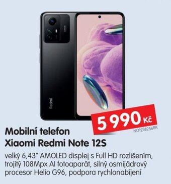 Mobilní telefon Xiaomi Redmi Note 12S
