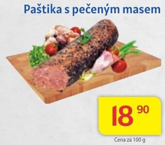 Kubík potraviny Paštika s pečeným masem nabídka