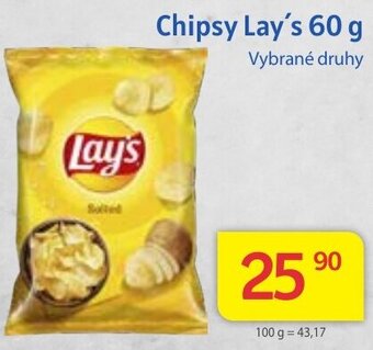 Kubík potraviny Chipsy Lay's 60 g nabídka