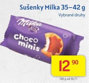 Kubík potraviny Sušenky Milka 35-42 g nabídka