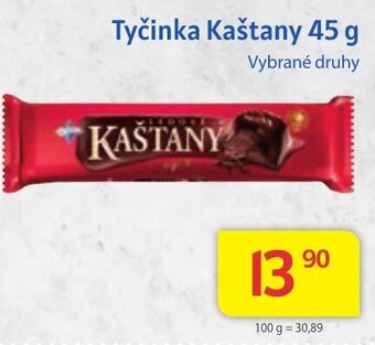 Tyčinka Kaštany 45 g