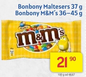 Bonbony Maltesers 37 g Bonbony M&M's 36-45 g