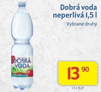 Kubík potraviny Dobrá voda neperlivá 1,51 Vybrané druhy nabídka