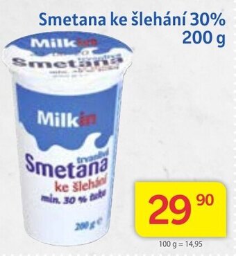 Kubík potraviny Smetana ke šlehání 30% 200 g nabídka