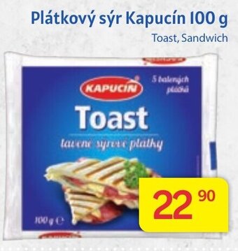 Kubík potraviny Plátkový sýr Kapucín 100 g nabídka