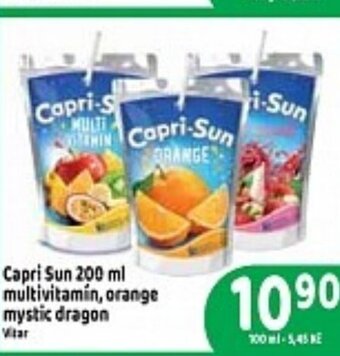 Brněnka Capri Sun 200 ml multivitamin, orange mystic dragon nabídka