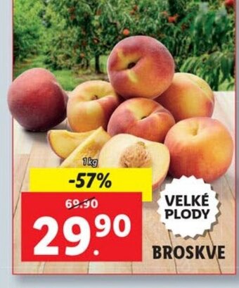 Lidl BROSKVE nabídka