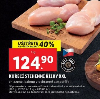 Lidl KUŘECÍ STEHENNÍ ŘÍZKY XXL nabídka