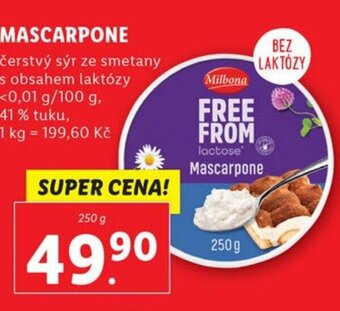 Lidl MASCARPONE nabídka