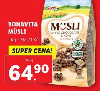 Lidl BONAVITA MÜSLI nabídka