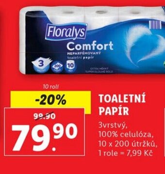 Lidl TOALETNÍ PAPÍR nabídka