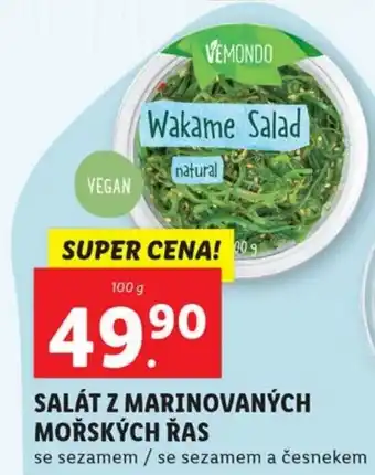Lidl SALÁT Z MARINOVANÝCH MOŘSKÝCH ŘAS nabídka