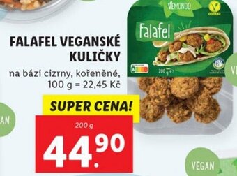 Lidl FALAFEL VEGANSKÉ KULIČKY nabídka