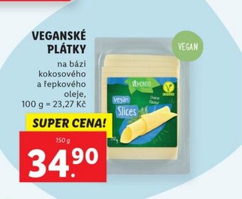 Lidl VEGANSKÉ PLÁTKY nabídka