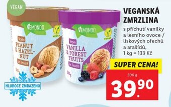 Lidl VEGANSKÁ ZMRZLINA nabídka