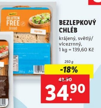 Lidl BEZLEPKOVÝ CHLÉB nabídka